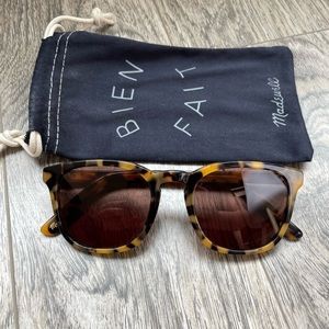 Madewell Ashcroft Sunglasses in color Perfect Tort Multi